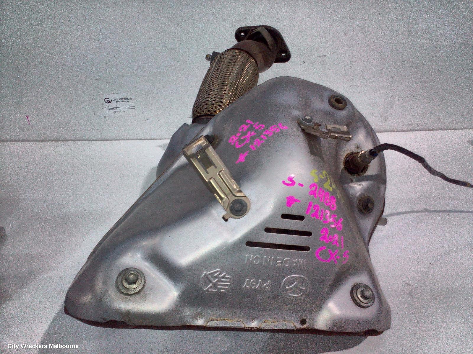 MAZDA CX5 CATALYTIC CONVERTER, MANIFOLD CAR-CAT TYPE, PETROL, 2.5, NON TURBO, 2WD, KF, 02/2017 ONWARDS