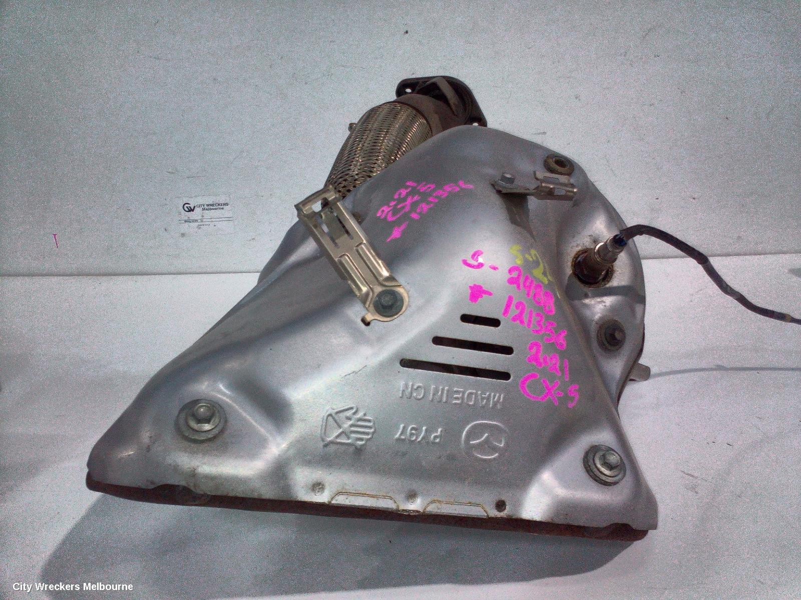 MAZDA CX5 CATALYTIC CONVERTER, MANIFOLD CAR-CAT TYPE, PETROL, 2.5, NON TURBO, 2WD, KF, 02/2017 ONWARDS