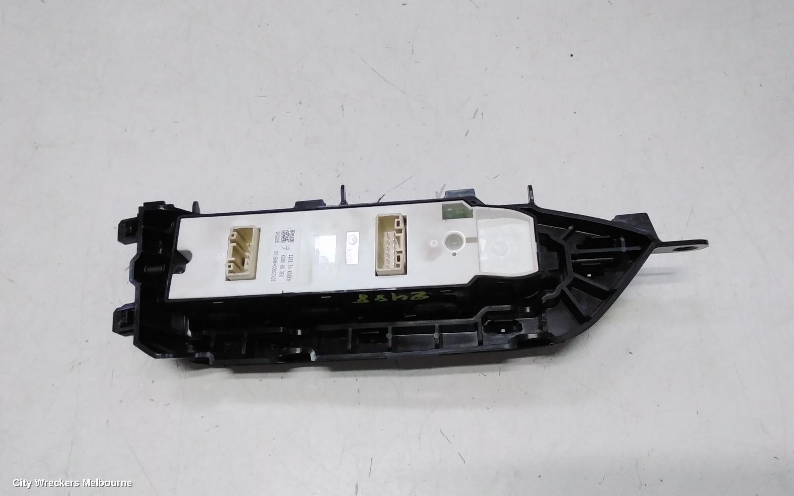 MAZDA CX5 PWR DR WIND SWITCH, RH FRONT (MASTER SWITCH), KF, W/ POWER FOLD TYPE, 02/2017 ONWARDS