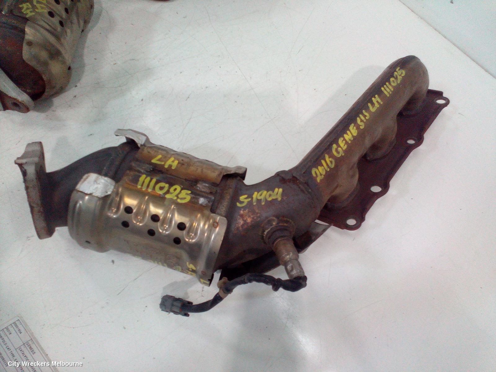 HYUNDAI GENESIS CATALYTIC CONVERTER, MANIFOLD-CAT TYPE, 3.8, PETROL, LH SIDE, DH, 11/2014 - 01/2018