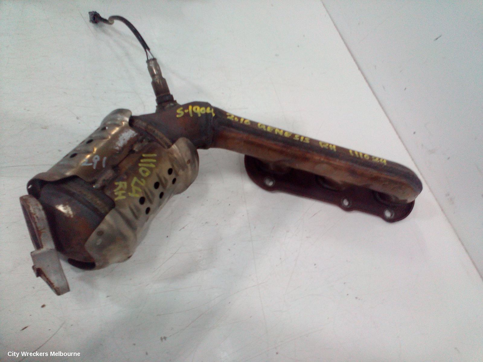 HYUNDAI GENESIS CATALYTIC CONVERTER, MANIFOLD-CAT TYPE, 3.8, PETROL, RH SIDE, DH, 11/2014 - 01/2018