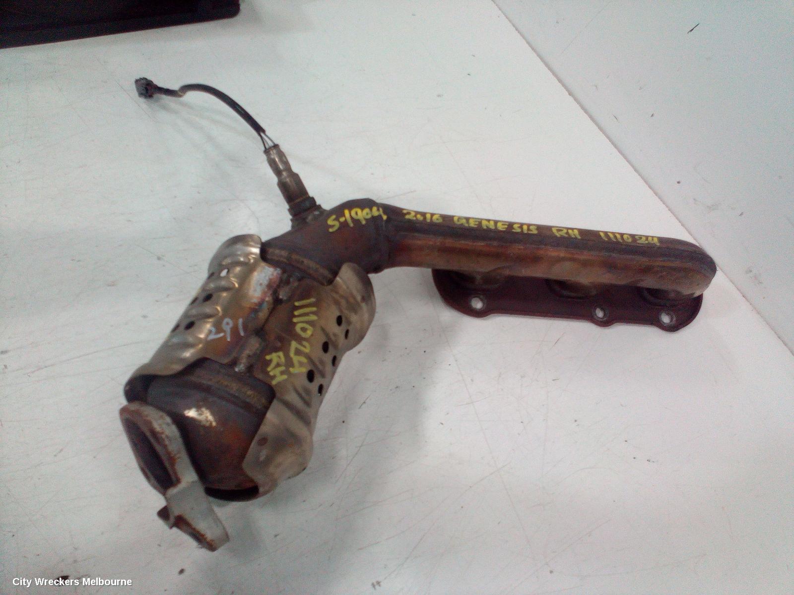 HYUNDAI GENESIS CATALYTIC CONVERTER, MANIFOLD-CAT TYPE, 3.8, PETROL, RH SIDE, DH, 11/2014 - 01/2018