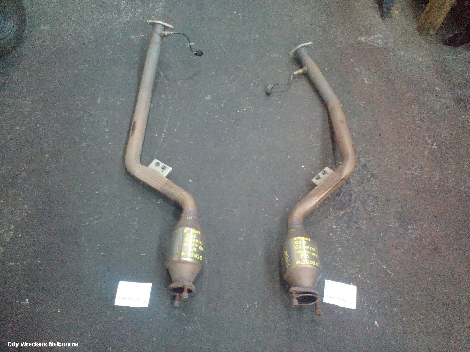 HYUNDAI GENESIS CATALYTIC CONVERTER, UNDER CAR-CAT TYPE, 3.8, PETROL, LH SIDE, DH, 11/2014 - 01/2018