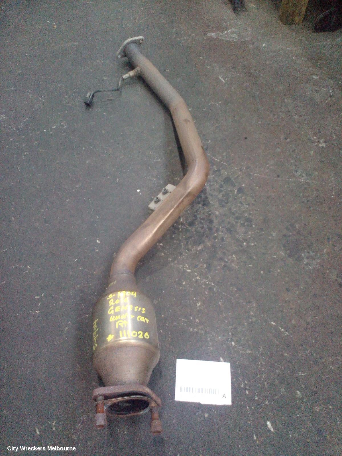 HYUNDAI GENESIS CATALYTIC CONVERTER, UNDER CAR-CAT TYPE, 3.8, PETROL, RH SIDE, DH, 11/2014 - 01/2018