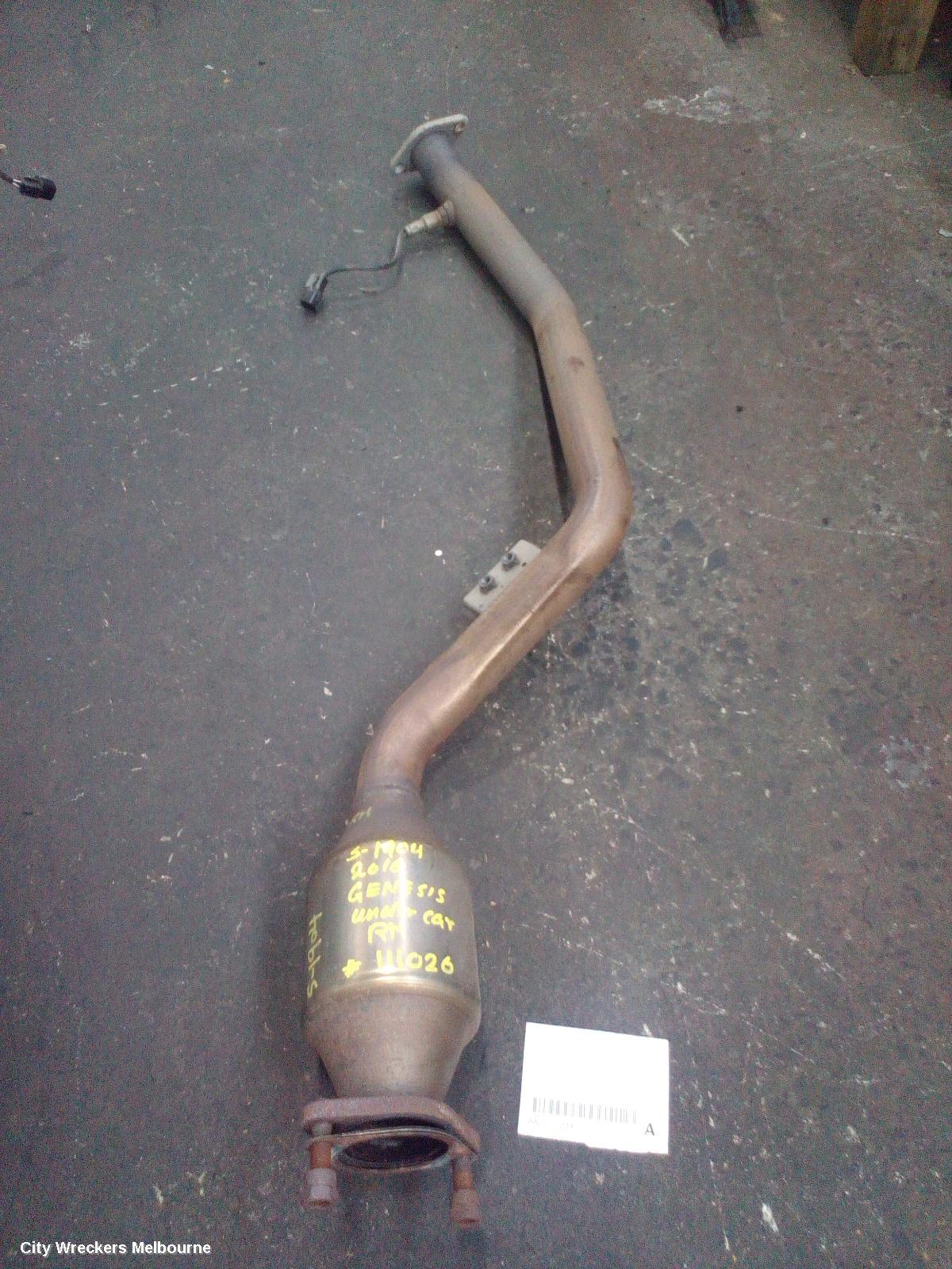 HYUNDAI GENESIS CATALYTIC CONVERTER, UNDER CAR-CAT TYPE, 3.8, PETROL, RH SIDE, DH, 11/2014 - 01/2018