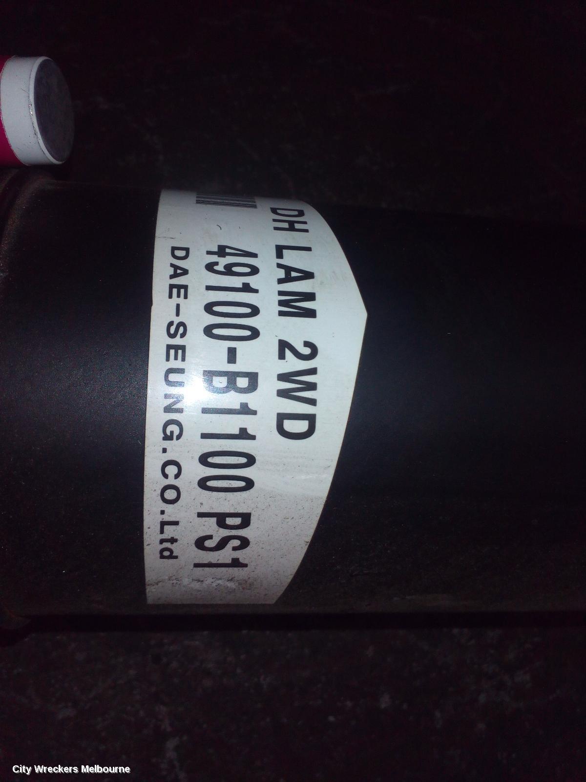 HYUNDAI GENESIS REAR DRIVE SHAFT, DH, 11/2014 - 01/2018