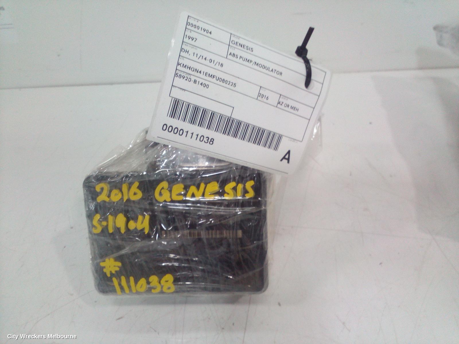 HYUNDAI GENESIS ABS PUMP/MODULATOR, DH, 11/2014 - 01/2018