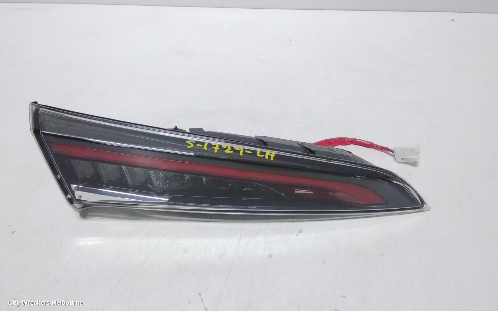TOYOTA COROLLA REAR GARNISH, E210, TAILGATE LAMP (LH SIDE), HATCH, 07/2018 - 08/2022