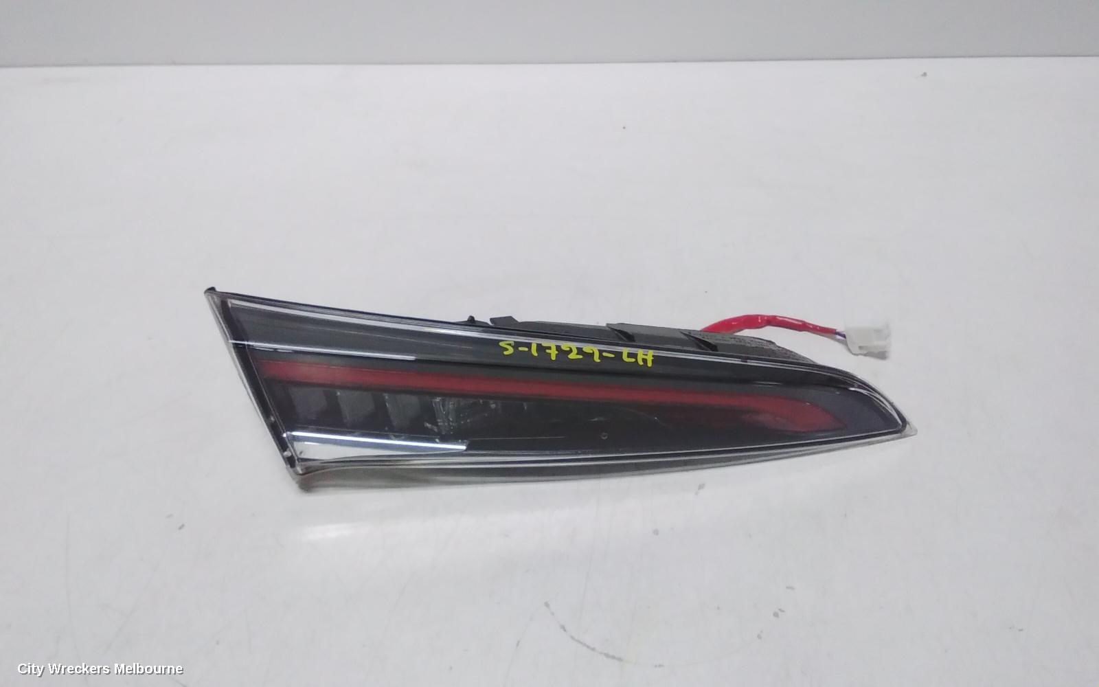 TOYOTA COROLLA REAR GARNISH, E210, TAILGATE LAMP (LH SIDE), HATCH, 07/2018 - 08/2022
