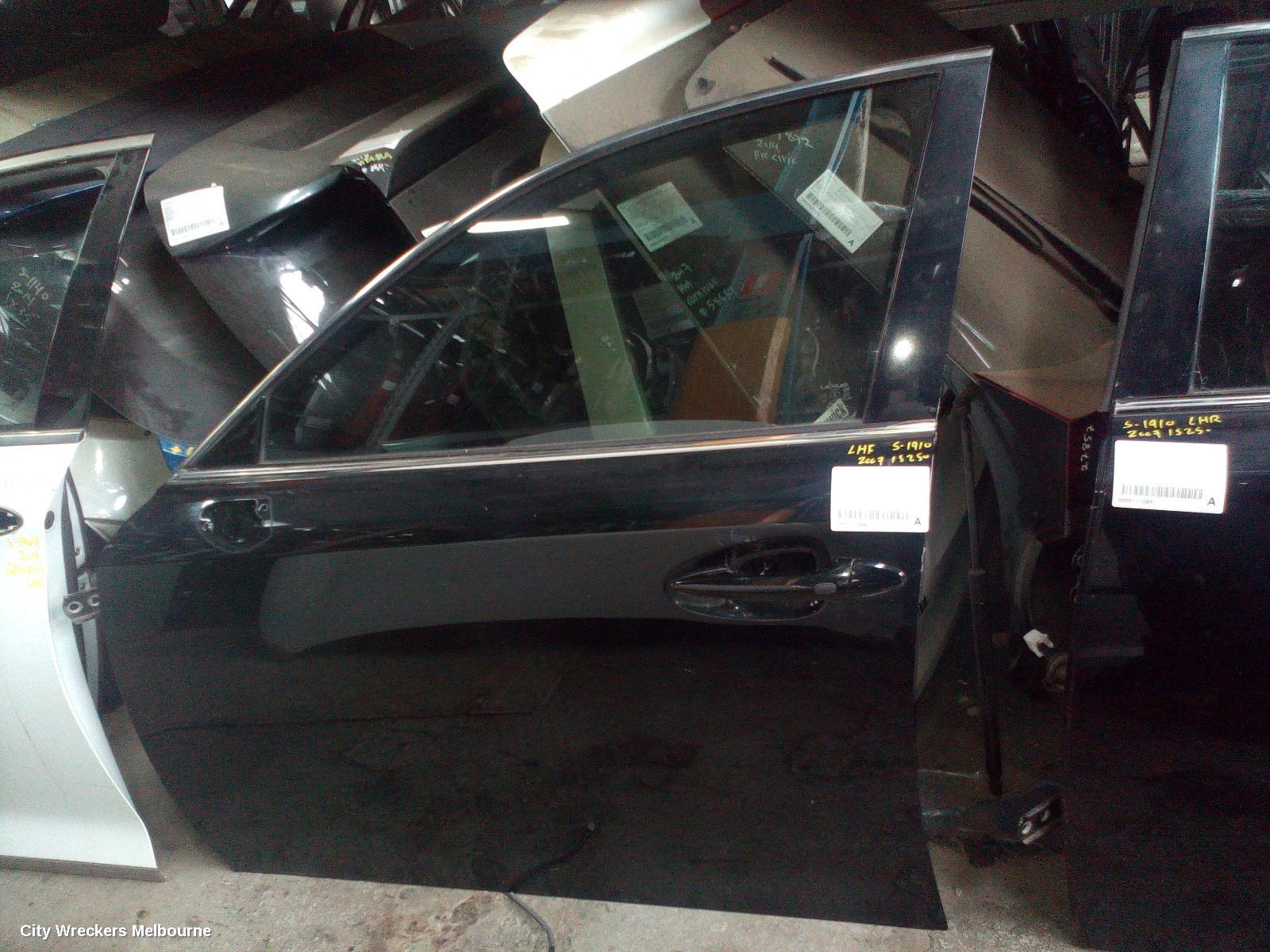 LEXUS IS250/IS250C LEFT FRONT DOOR, IS250/IS350/IS F, GSE20R/GSE21R/USE20R, SEDAN, 11/2005 - 06/2013