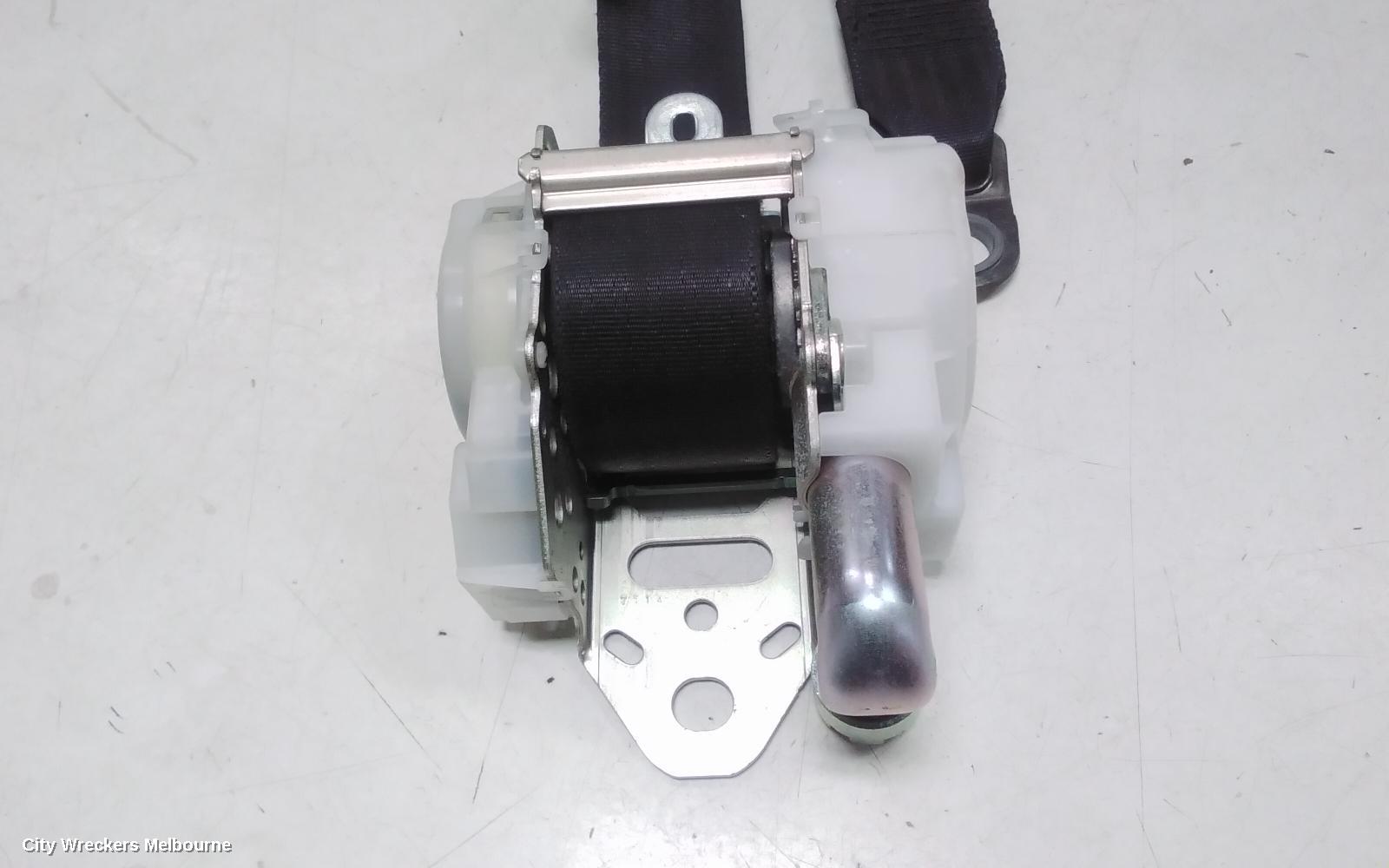 LEXUS IS250/IS250C SEATBELT/STALK, LH FRONT, SEAT BELT ONLY, BLACK, W/ BLACK PLASTIC TYPE, SEDAN, GSE20R, 11/2005 - 09/2008