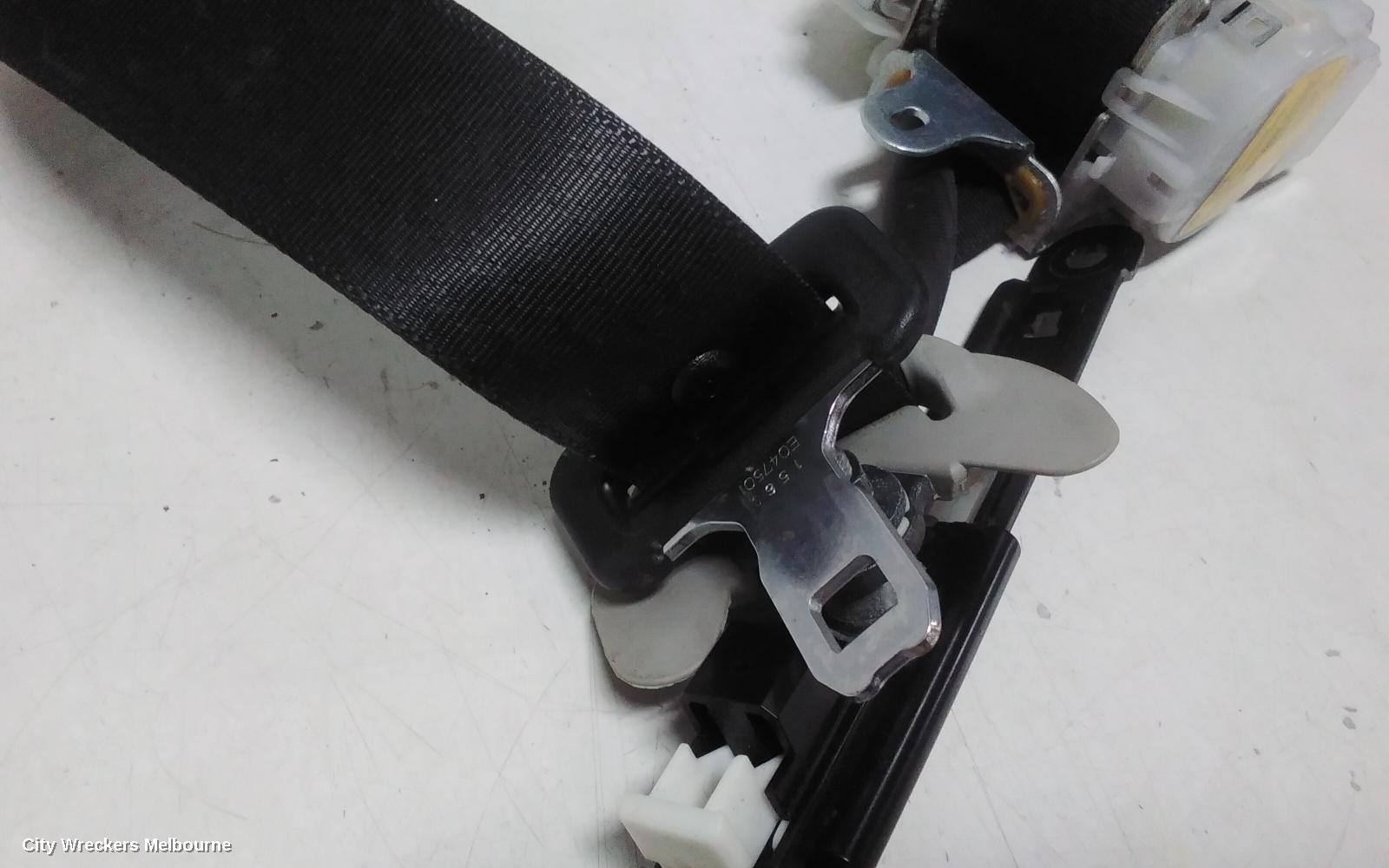 LEXUS IS250/IS250C SEATBELT/STALK, RH FRONT, SEAT BELT ONLY, BLACK, W/ GREY PLASTIC TYPE, SEDAN, GSE20R, 11/2005 - 09/2008