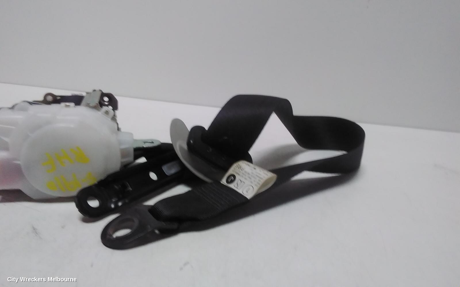 LEXUS IS250/IS250C SEATBELT/STALK, RH FRONT, SEAT BELT ONLY, BLACK, W/ GREY PLASTIC TYPE, SEDAN, GSE20R, 11/2005 - 09/2008