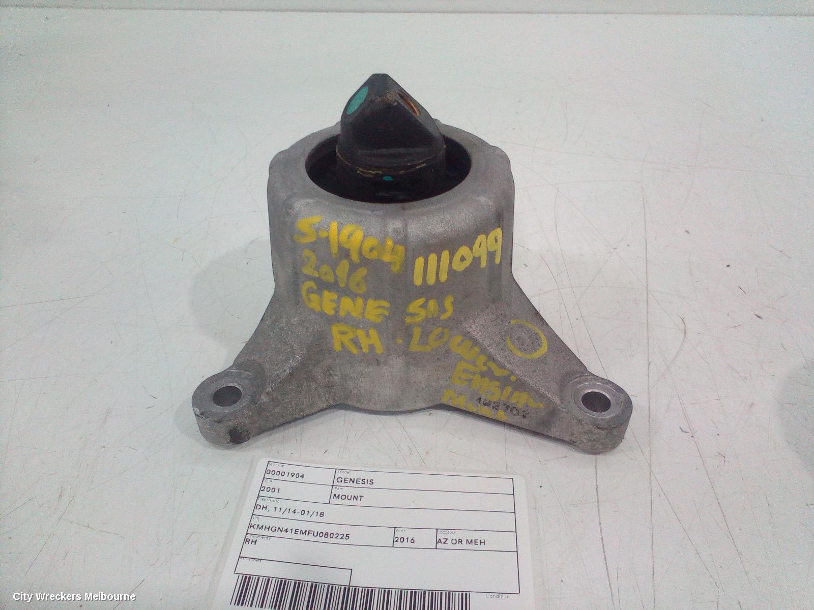 HYUNDAI GENESIS MOUNT, DH, 11/2014 - 01/2018