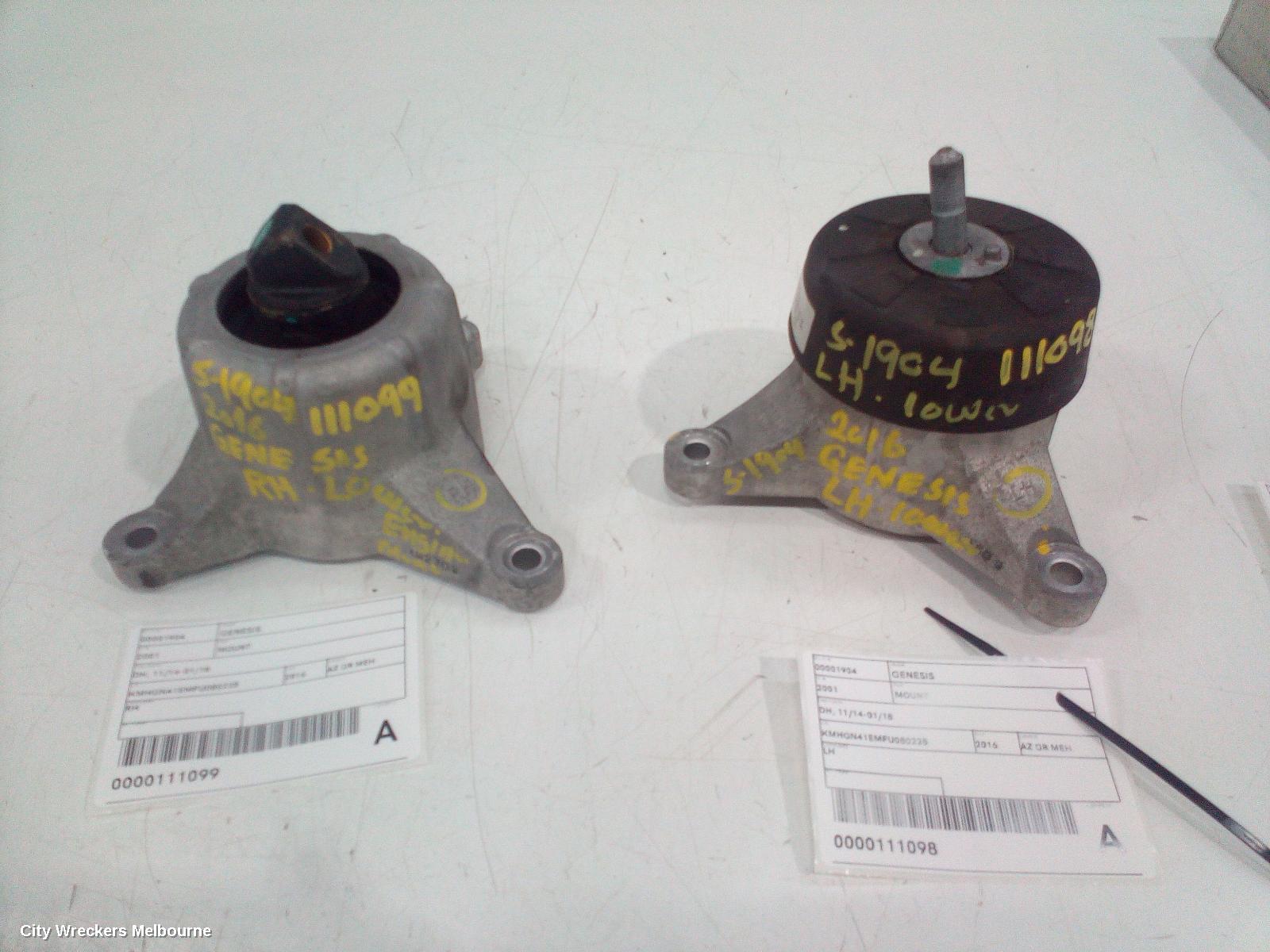HYUNDAI GENESIS MOUNT, DH, 11/2014 - 01/2018