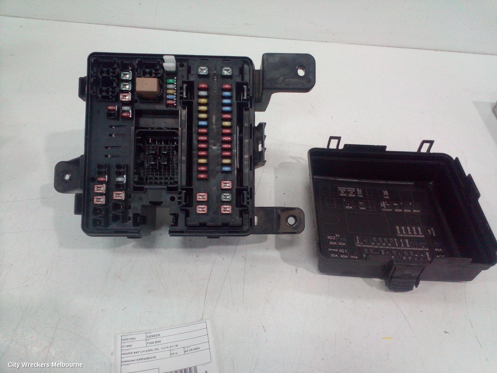 HYUNDAI GENESIS FUSE BOX, ENGINE BAY (LH SIDE), DH, 11/2014 - 01/2018