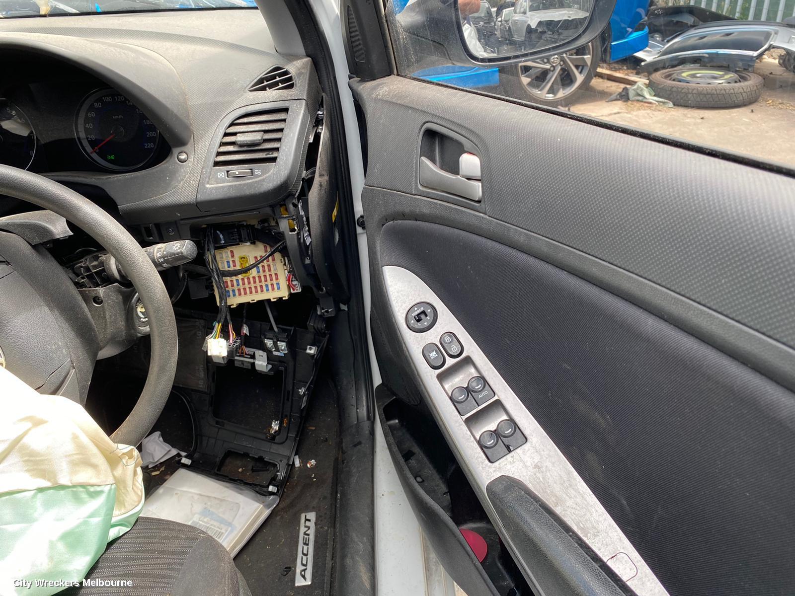 HYUNDAI ACCENT SUNVISOR, RB, LH SIDE, 07/2011 - 12/2019