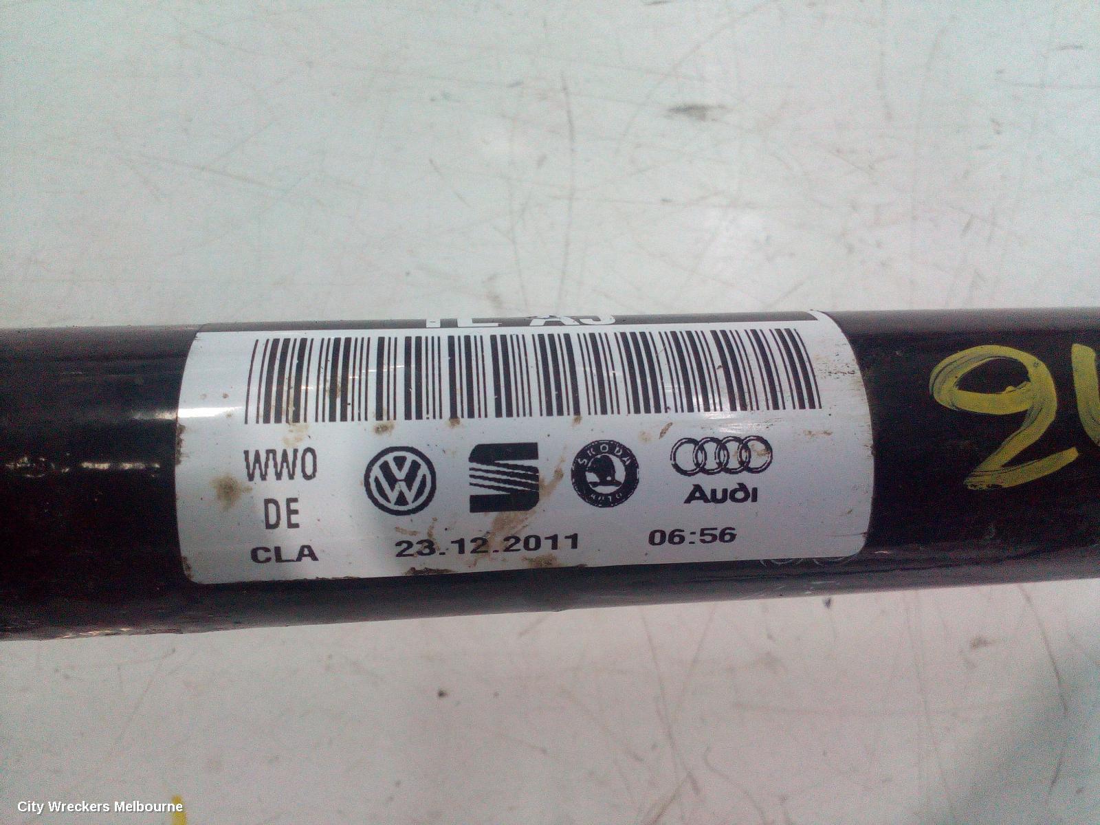 SKODA YETI LEFT DRIVESHAFT, FRONT, 5L, 09/2011 - 12/2017