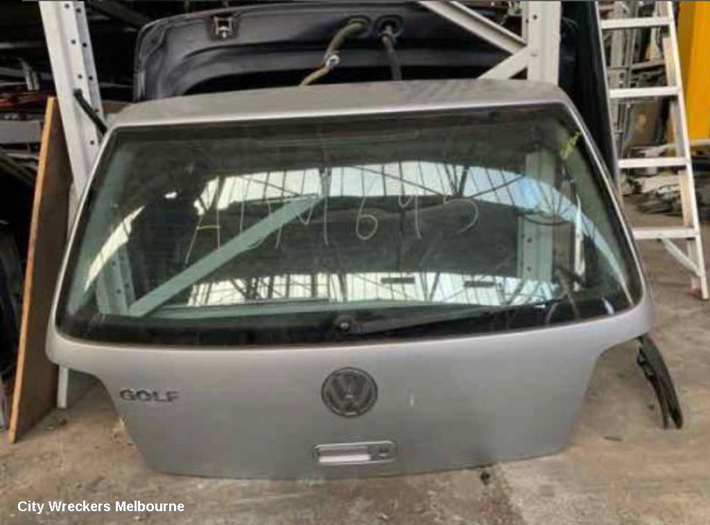 VOLKSWAGEN GOLF BOOTLID/TAILGATE, TAILGATE, GEN 4, HATCH, NON SPOILER TYPE, 09/1998 - 06/2004