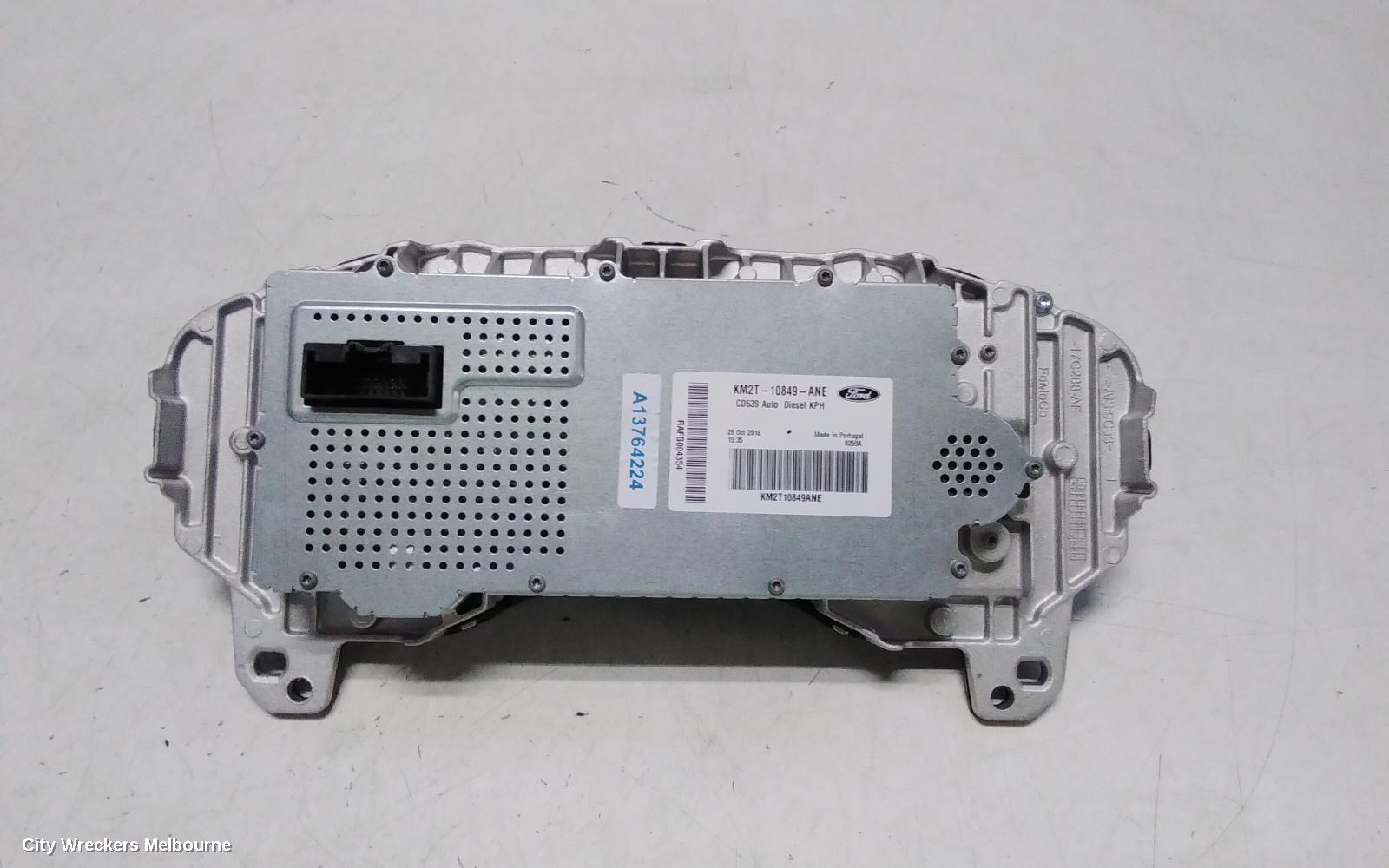 FORD ENDURA INSTRUMENT CLUSTER, DIESEL, 2.0, AUTO T/M, CA, 09/2018 - 06/2020