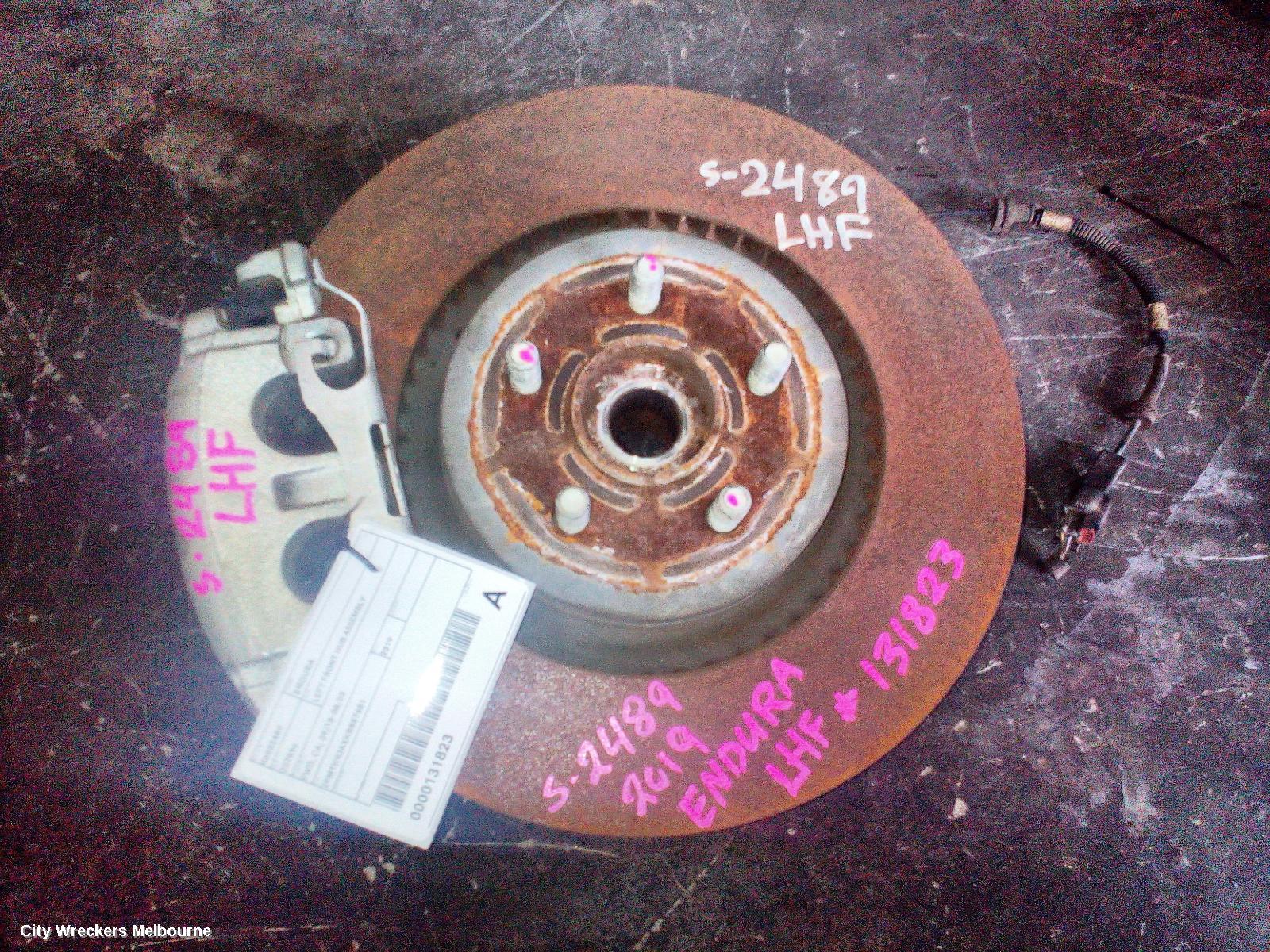FORD ENDURA LEFT FRONT HUB ASSEMBLY, FWD, CA, 09/2018 - 06/2020