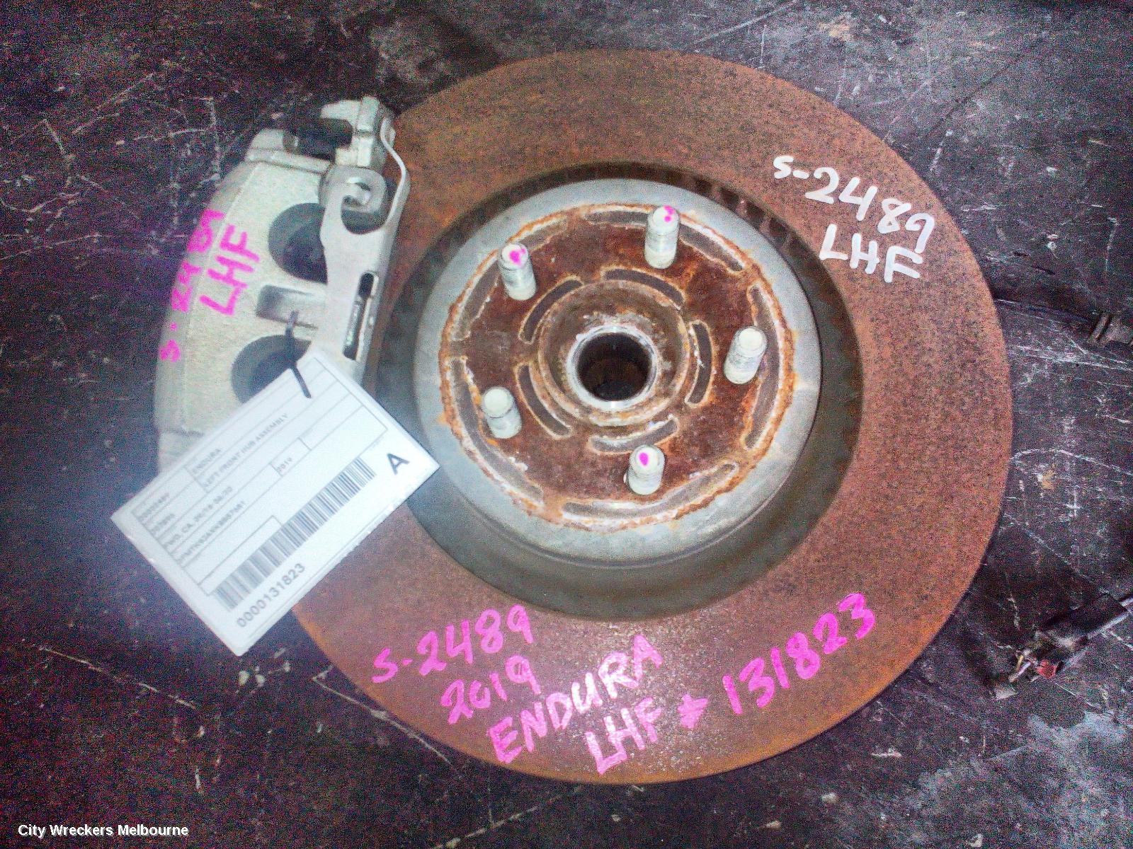 FORD ENDURA LEFT FRONT HUB ASSEMBLY, FWD, CA, 09/2018 - 06/2020