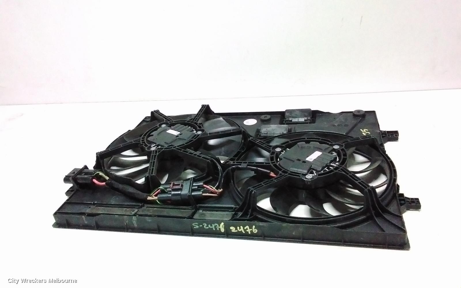 VOLKSWAGEN PASSAT FAN, DUAL FAN ASSY, PETROL, CJXA CODE, B8/MK7, 11/2020 ONWARDS