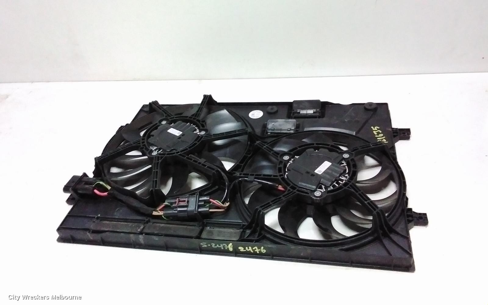 VOLKSWAGEN PASSAT FAN, DUAL FAN ASSY, PETROL, CJXA CODE, B8/MK7, 11/2020 ONWARDS