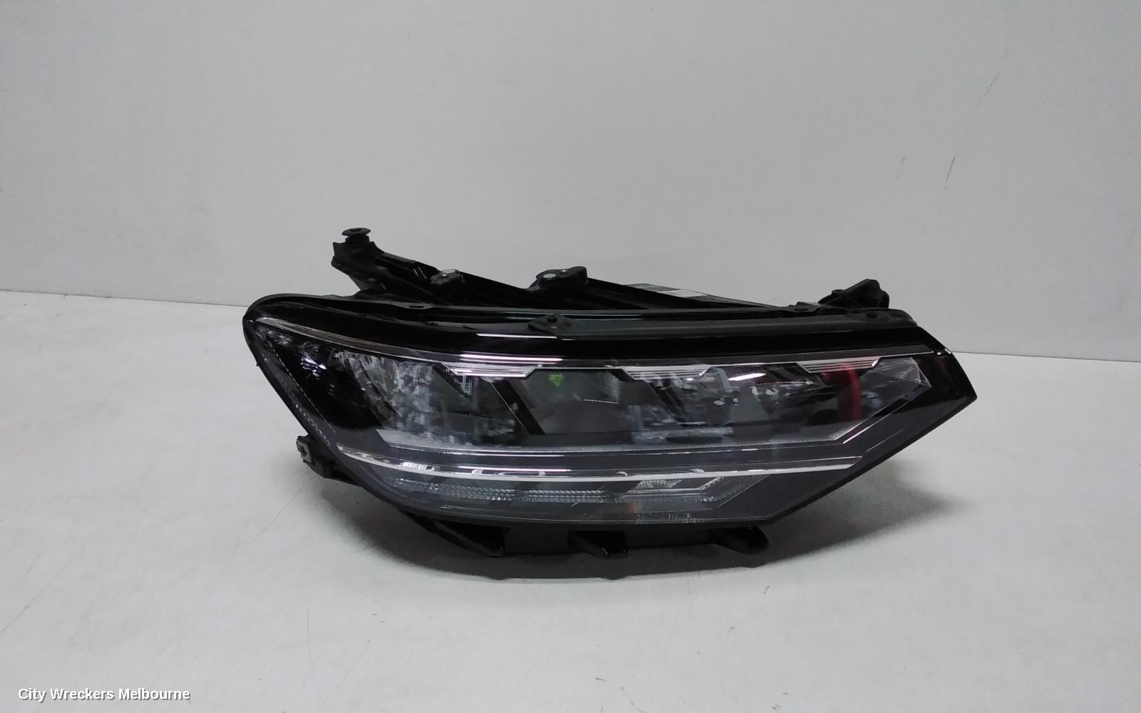 VOLKSWAGEN PASSAT RIGHT HEADLAMP, B8/MK7, LED TYPE, 11/2019 ONWARDS