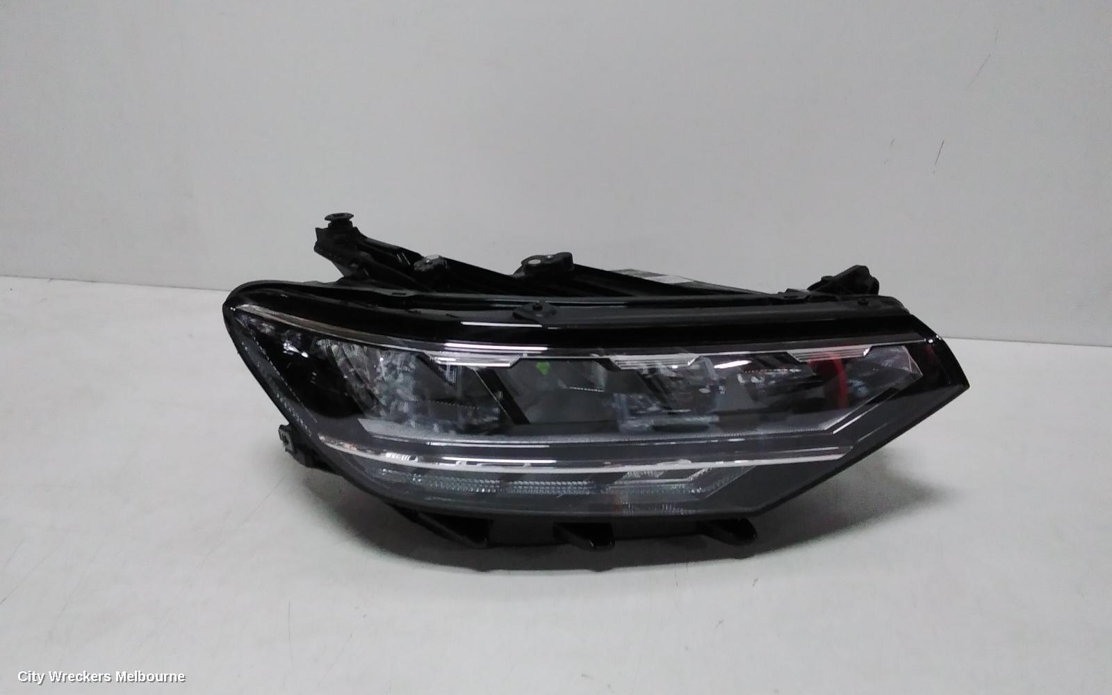 VOLKSWAGEN PASSAT RIGHT HEADLAMP, B8/MK7, LED TYPE, 11/2019 ONWARDS
