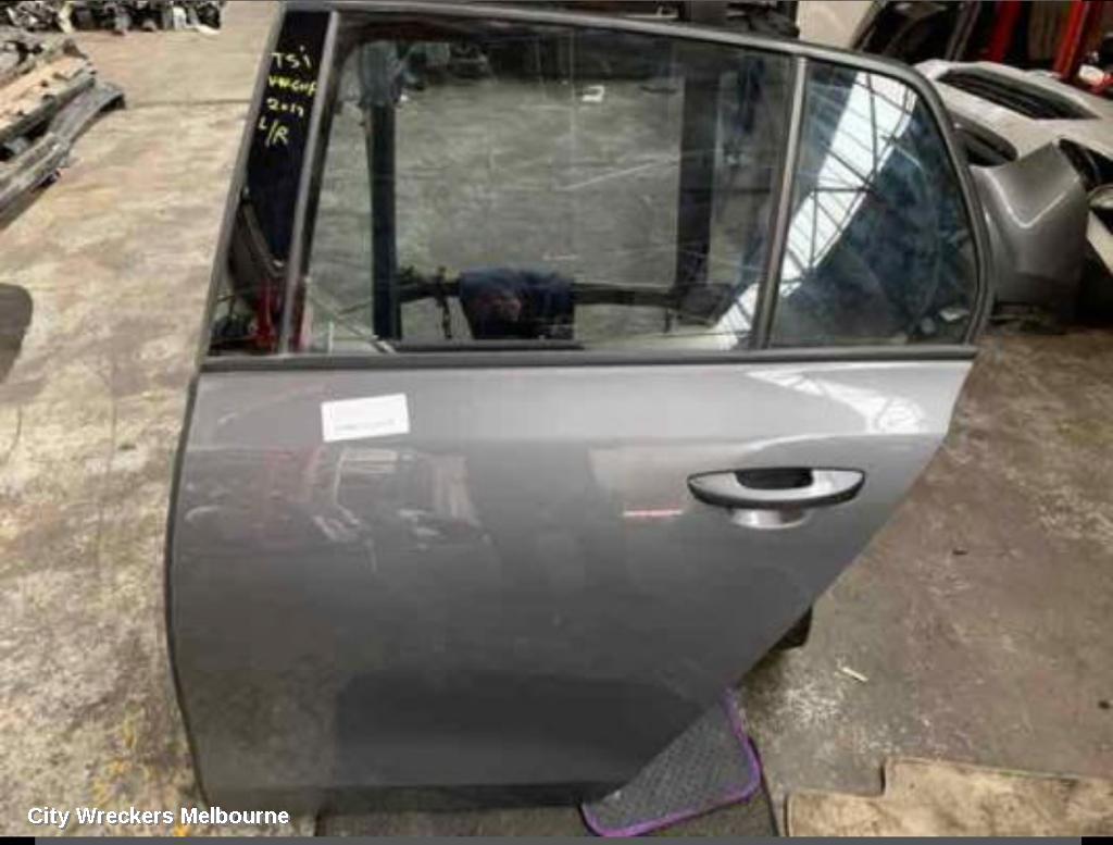 VOLKSWAGEN GOLF LEFT REAR DOOR/SLIDING, GEN 6, HATCH, 10/2008 - 03/2013
