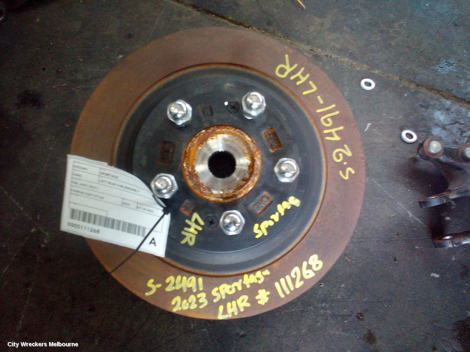 KIA SPORTAGE LEFT REAR HUB ASSEMBLY, NQ5, AWD, 09/2021 ONWARDS