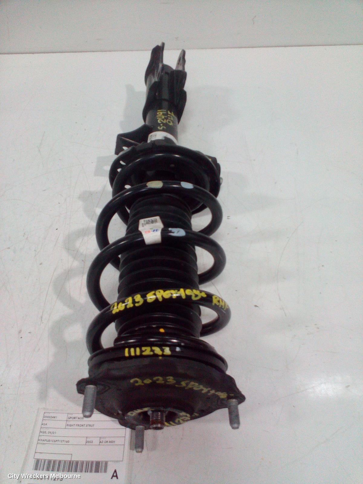 KIA SPORTAGE RIGHT FRONT STRUT, NQ5, 09/2021 ONWARDS
