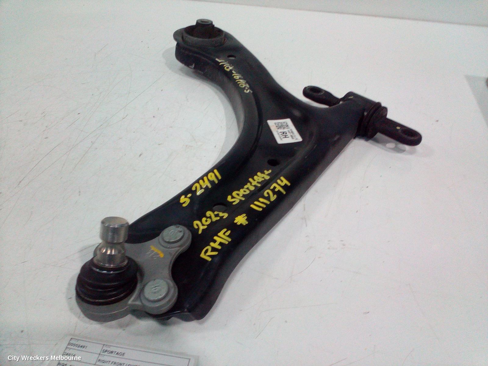 KIA SPORTAGE RIGHT FRONT LOWER CONTROL ARM, NQ5, 09/2021 ONWARDS