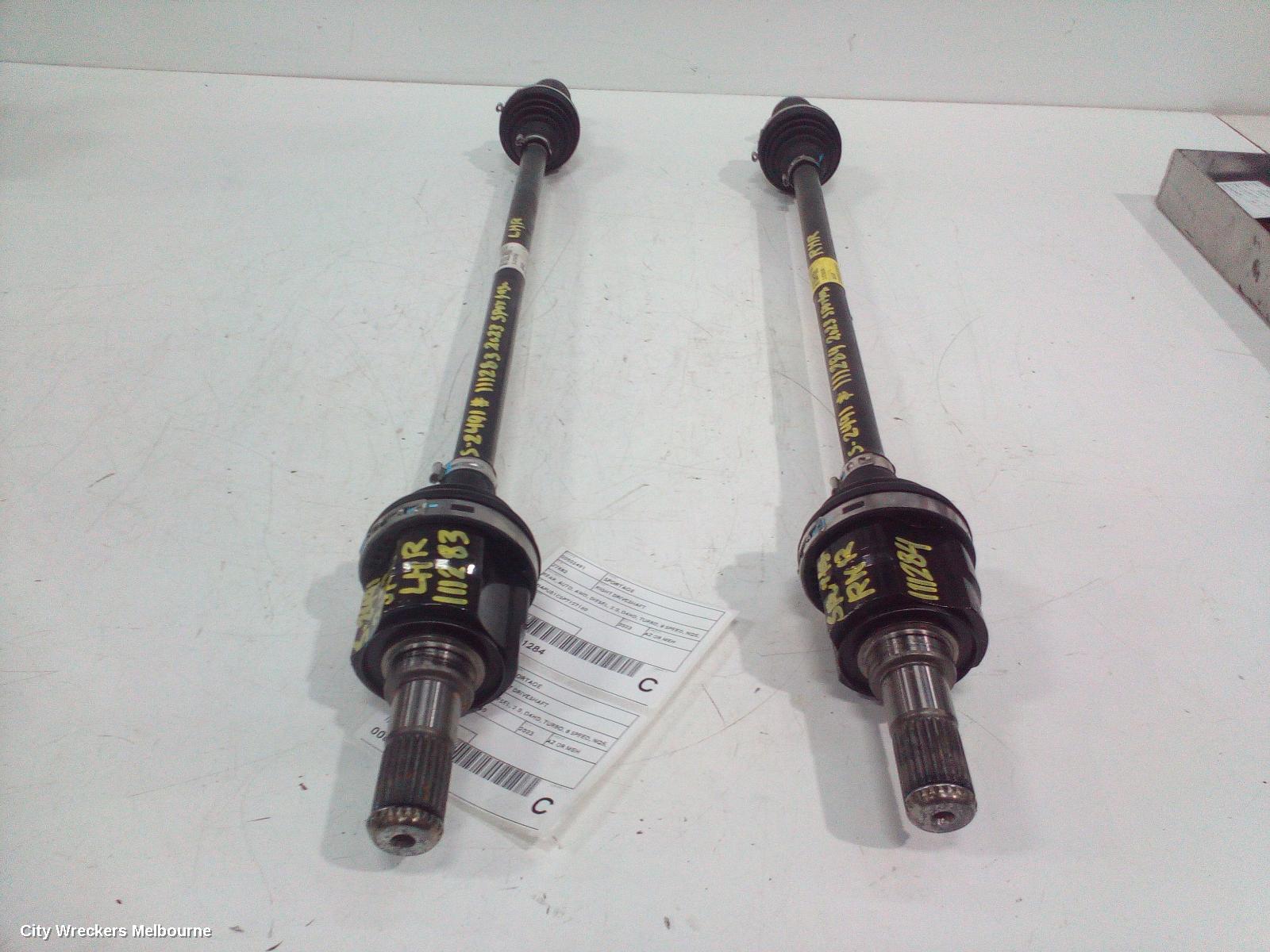 KIA SPORTAGE RIGHT DRIVESHAFT, REAR, AUTO, AWD, DIESEL, 2.0, D4HD, TURBO, 8 SPEED, NQ5, 09/2021 ONWARDS