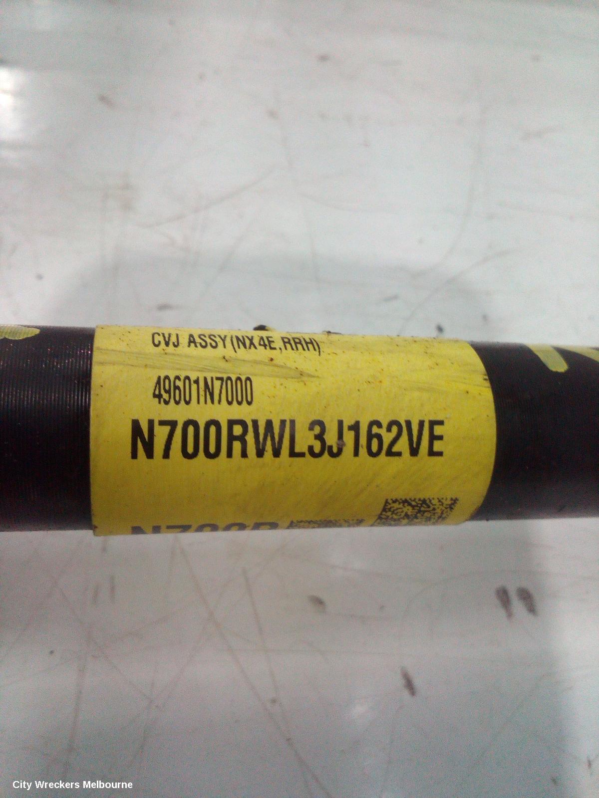 KIA SPORTAGE RIGHT DRIVESHAFT, REAR, AUTO, AWD, DIESEL, 2.0, D4HD, TURBO, 8 SPEED, NQ5, 09/2021 ONWARDS