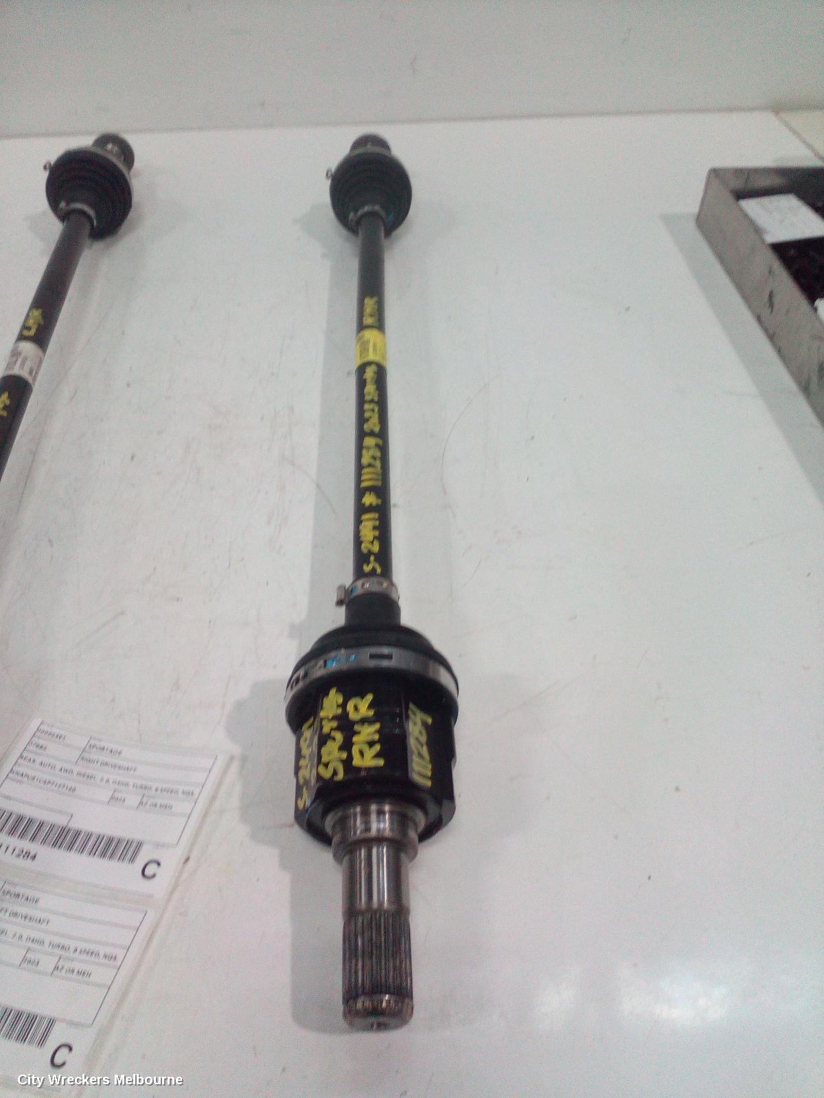 KIA SPORTAGE RIGHT DRIVESHAFT, REAR, AUTO, AWD, DIESEL, 2.0, D4HD, TURBO, 8 SPEED, NQ5, 09/2021 ONWARDS