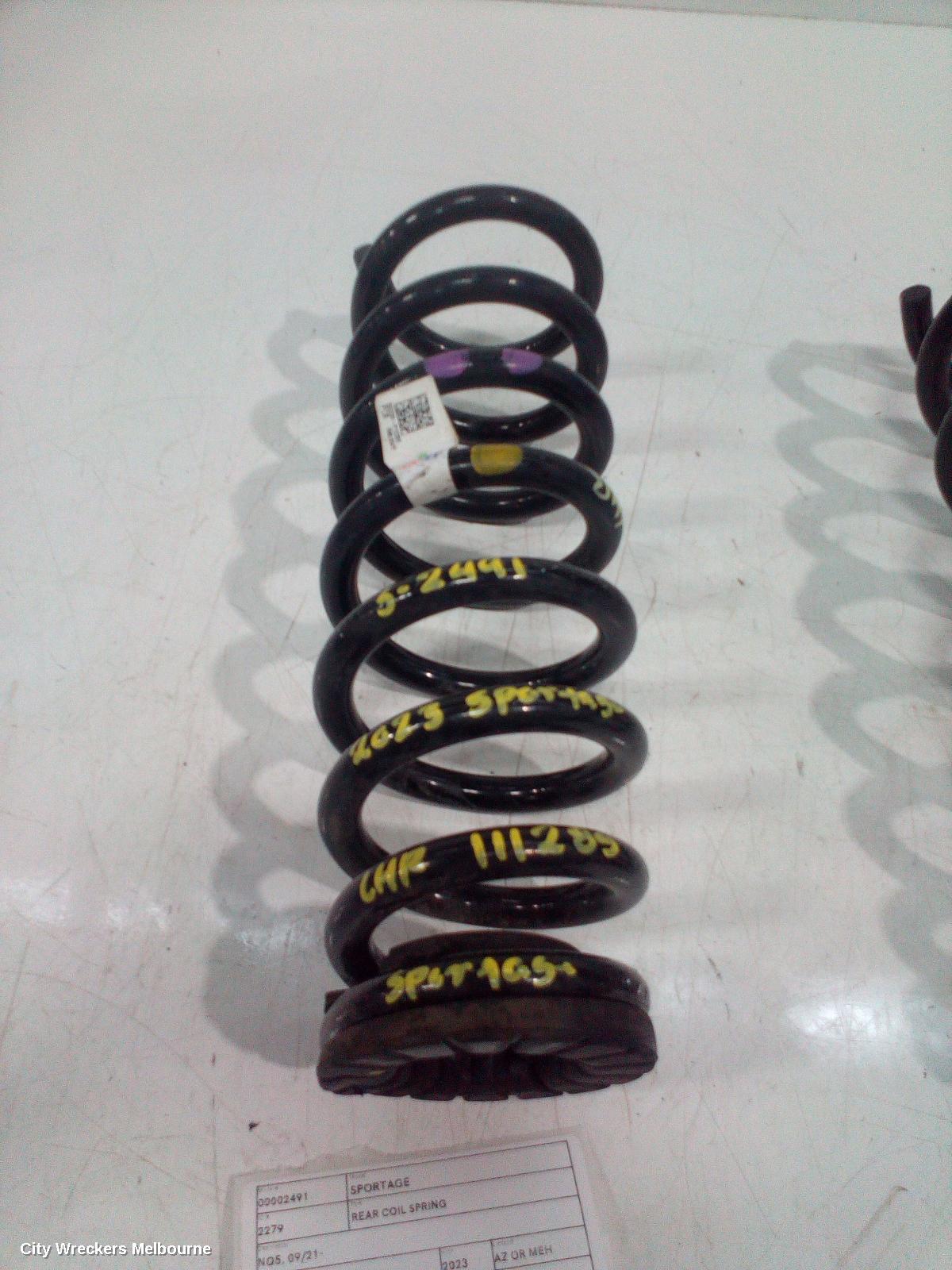 KIA SPORTAGE REAR COIL SPRING, NQ5, 09/2021 ONWARDS
