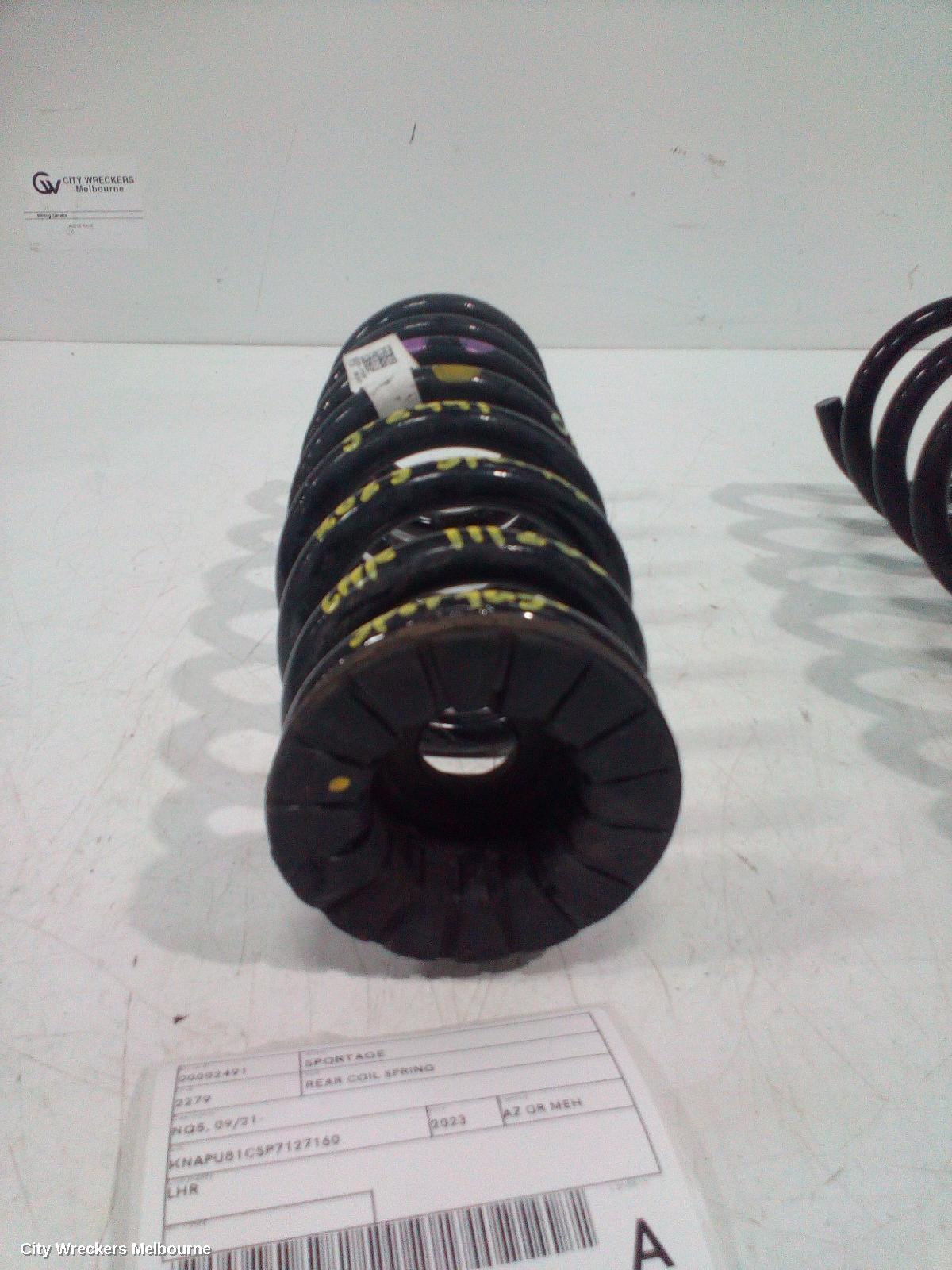 KIA SPORTAGE REAR COIL SPRING, NQ5, 09/2021 ONWARDS
