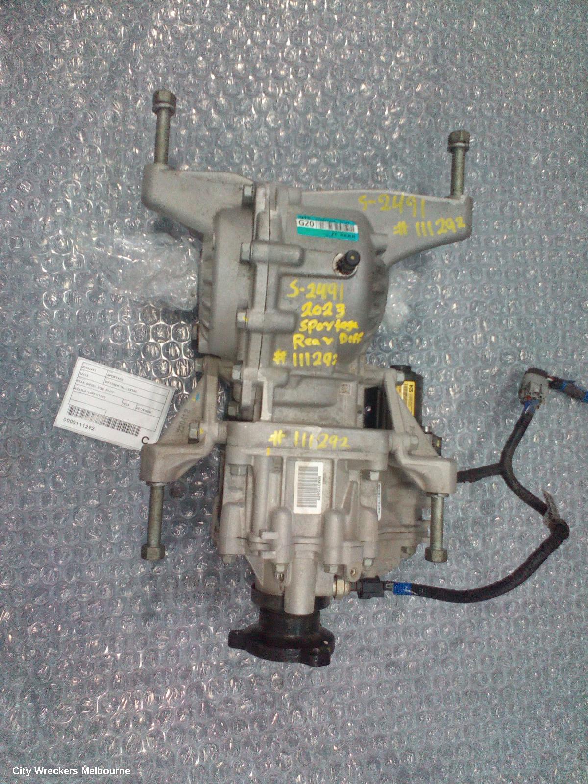KIA SPORTAGE DIFFERENTIAL CENTRE, REAR, DIESEL, NQ5, 09/2021 ONWARDS