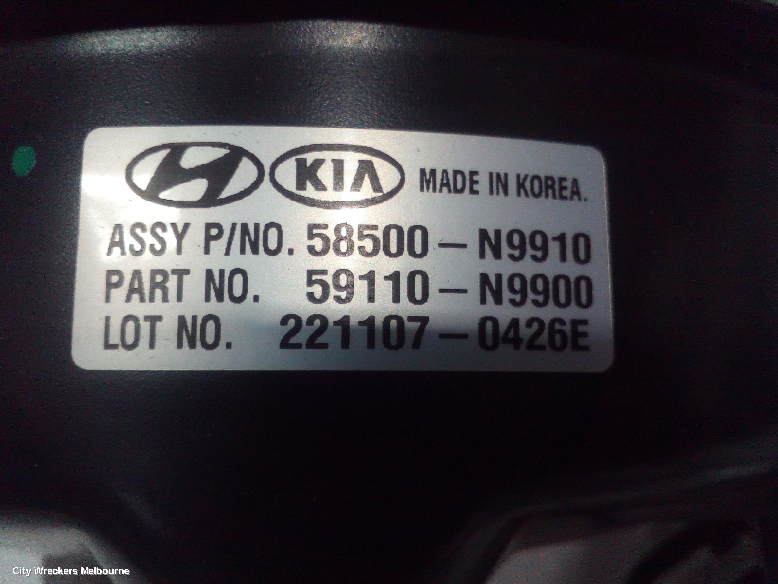 KIA SPORTAGE BRAKE BOOSTER, NQ5, 09/2021 ONWARDS