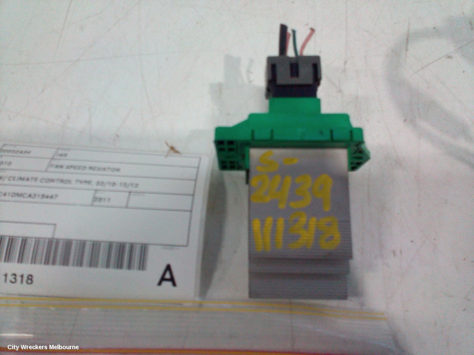 HYUNDAI I45 FAN SPEED RESISTOR, YF, W/ CLIMATE CONTROL TYPE, 02/2010 - 12/2012