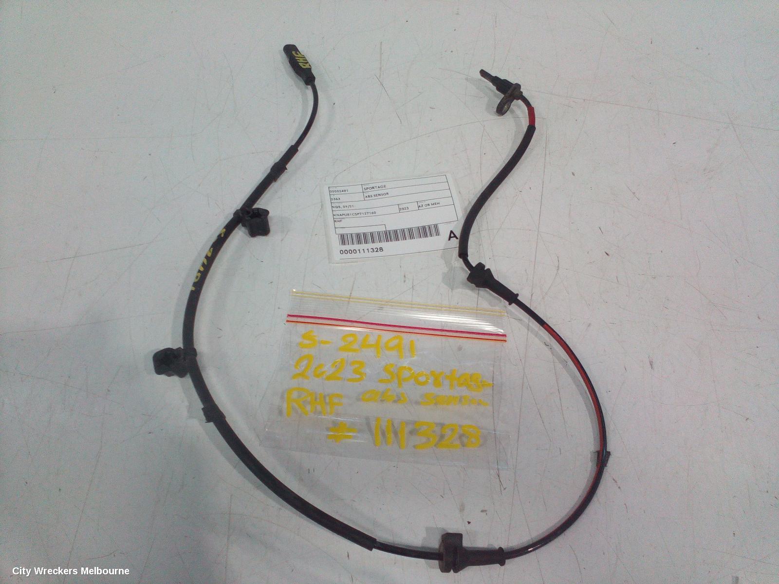 KIA SPORTAGE ABS SENSOR, NQ5, RH FRONT, 09/2021 ONWARDS