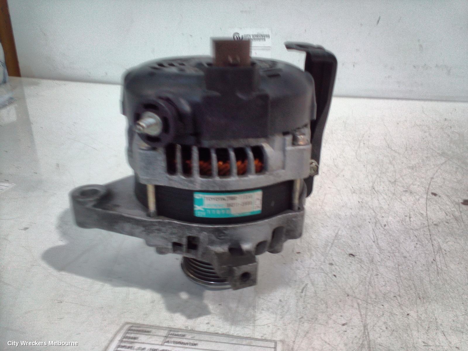 TOYOTA HIACE ALTERNATOR, DIESEL, 2.8, 1GD-FTV, 100 AMP, 300 SERIES, 04/2019 ONWARDS