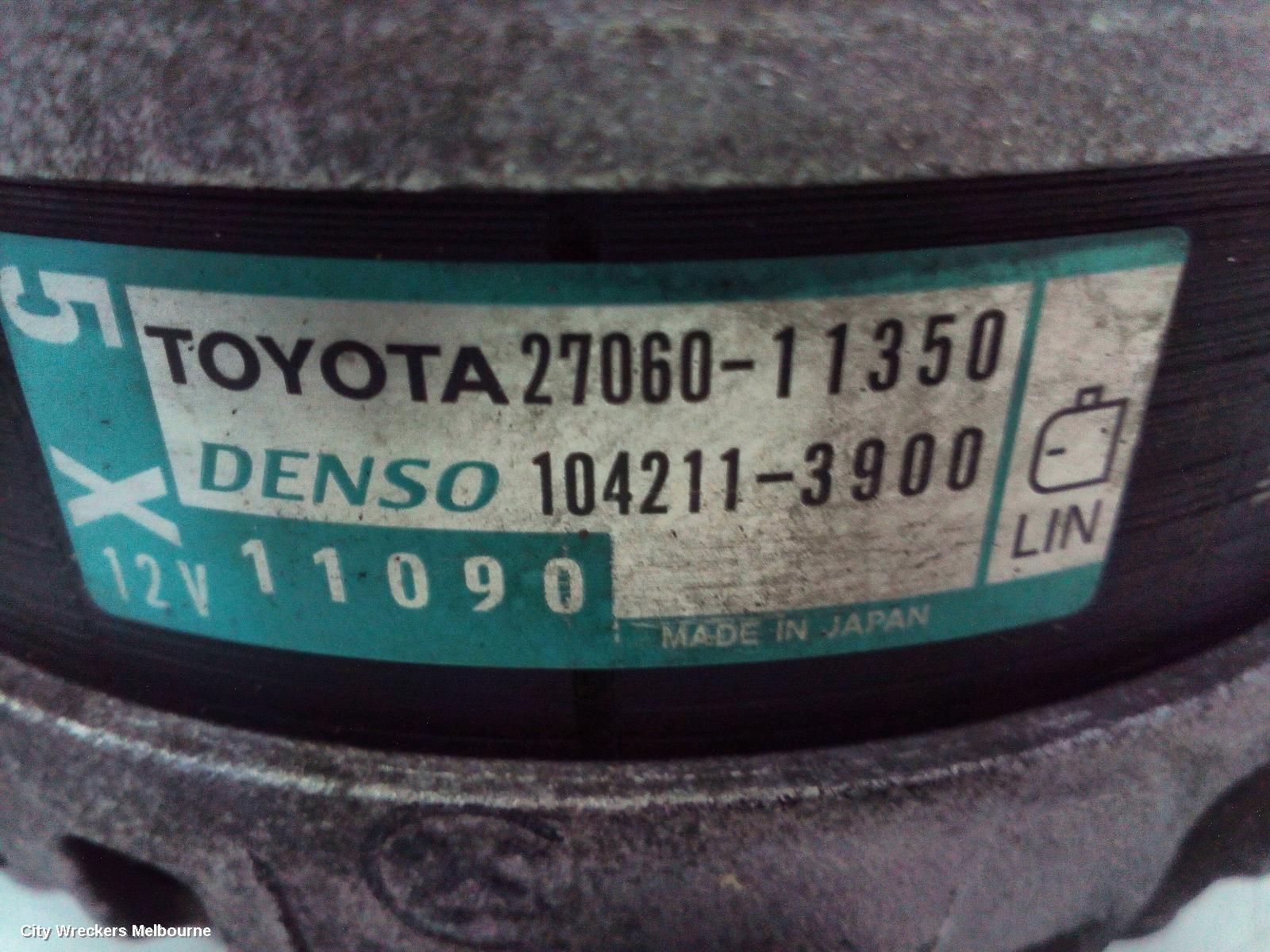 TOYOTA HIACE ALTERNATOR, DIESEL, 2.8, 1GD-FTV, 100 AMP, 300 SERIES, 04/2019 ONWARDS