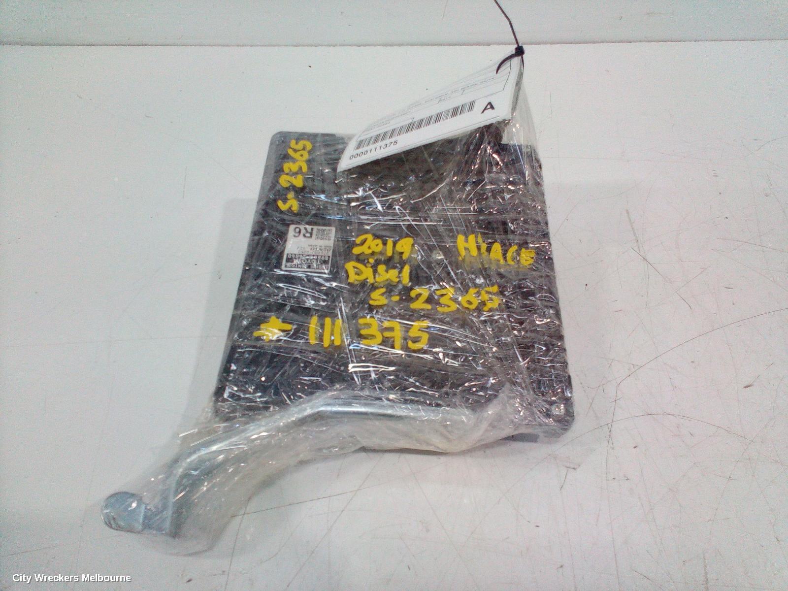 TOYOTA HIACE ECU, ENGINE ECU, 2.8, DIESEL, ECU ONLY, 300 SERIES, 04/2019 ONWARDS