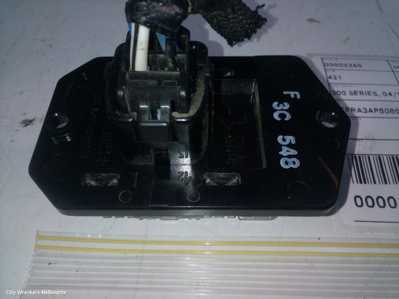 TOYOTA HIACE FAN SPEED RESISTOR, 300 SERIES, 02/2019 ONWARDS