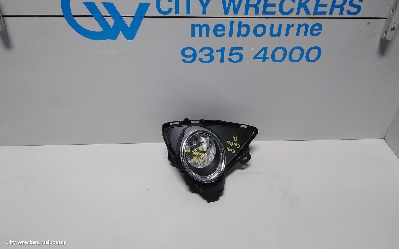 TOYOTA COROLLA RIGHT INDICATOR/FOG/SIDE, BUMPER FOGLAMP, ZRE182R, HATCH, 10/2012 - 03/2015