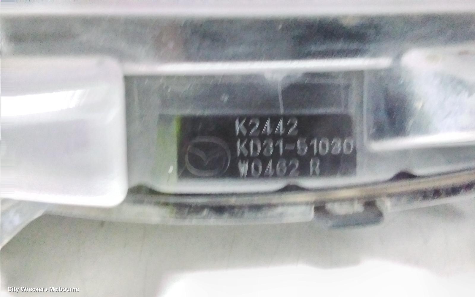 MAZDA CX5 RIGHT HEADLAMP, KE, MAXX/MAXX SPORT, HALOGEN, MANUAL ADJ, 02/2012 - 12/2016