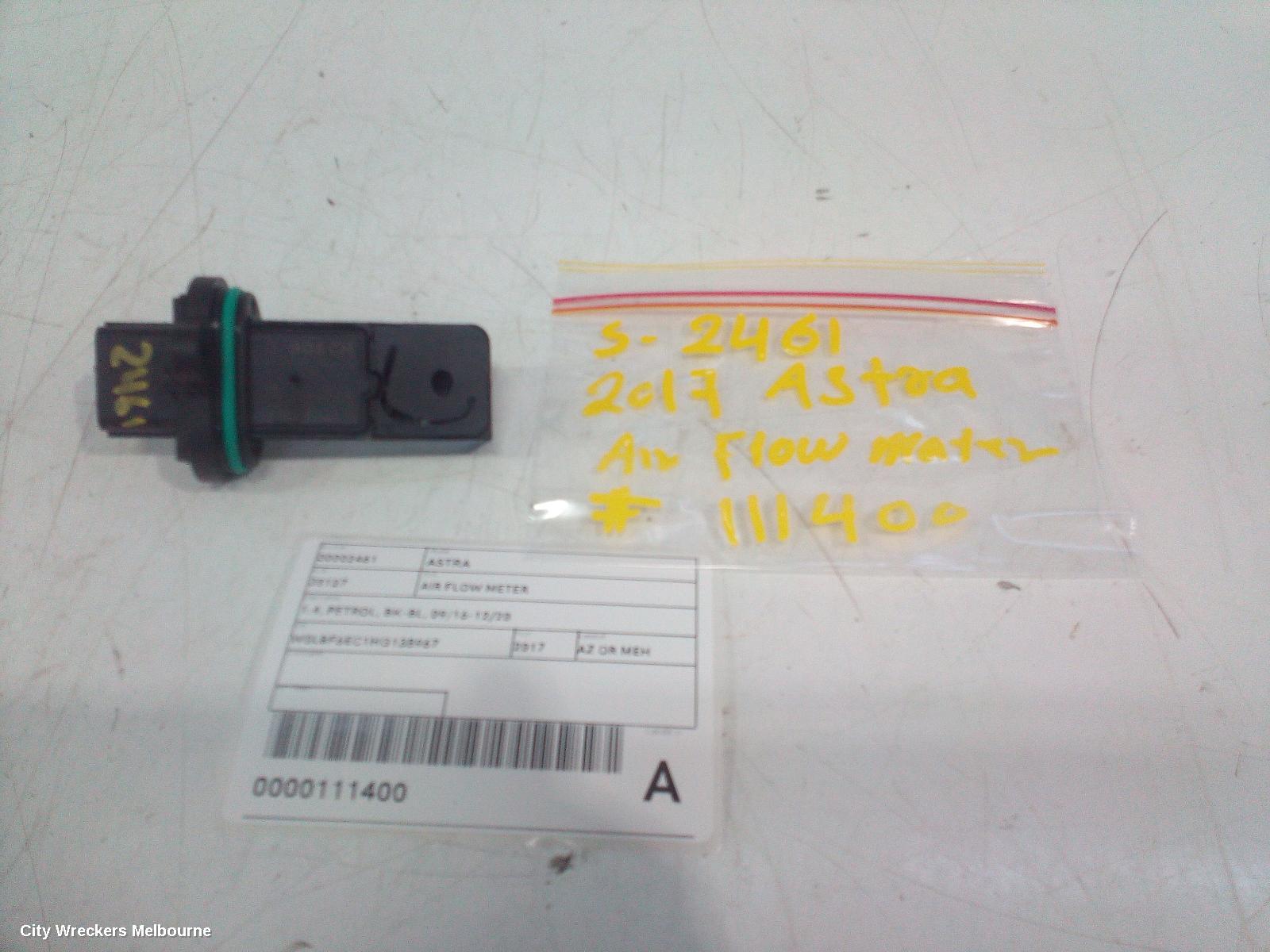HOLDEN ASTRA AIR FLOW METER, 1.4, PETROL, BK-BL, 09/2016 - 12/2020